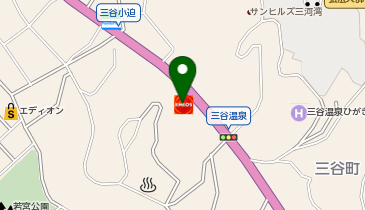 三谷東SSの地図画像