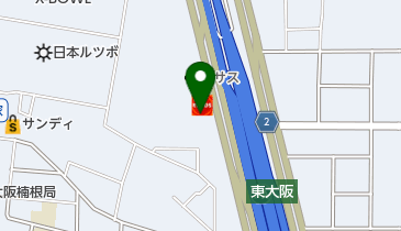 東大阪中環SSの地図画像