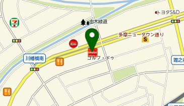 多摩ニュータウンSSの地図画像