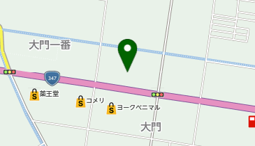 中新田SSの地図画像