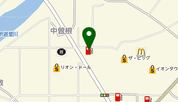 須賀川仲の町SSの地図画像