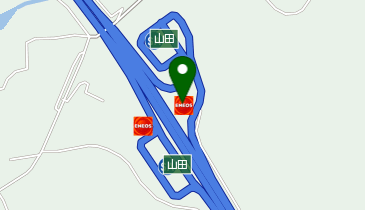 大分自動車道(下り)山田サービスエリアSSの地図画像