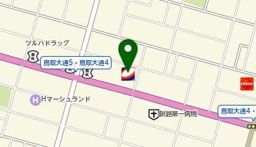 コスモ石油 ヒューマンハーバー鳥取の地図画像