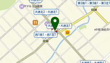 コスモ石油 中標津中央の地図画像