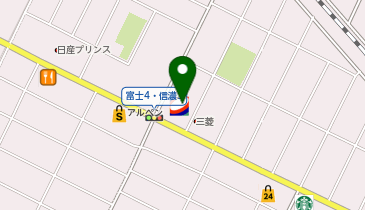 コスモ石油 ビアストリート信濃の地図画像