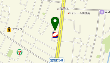 コスモ石油 セルフステーション富岡の地図画像