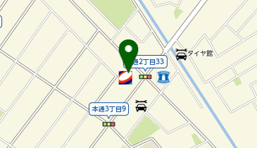 コスモ石油 本通の地図画像