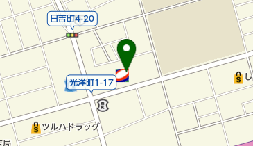 コスモ石油 セルフステーション光洋の地図画像