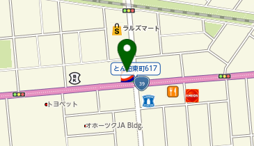 コスモ石油 北見本町の地図画像