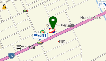 コスモ石油 セルフステーション日の出の地図画像