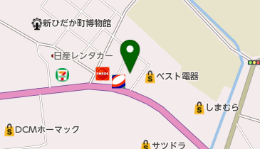 コスモ石油 セルフステーション新ひだかの地図画像