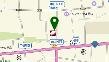 コスモ石油 ポートルネッサンス本町SSの地図画像