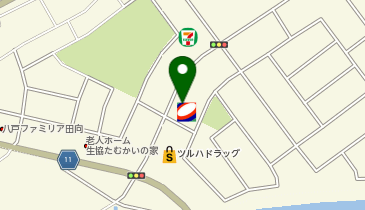 コスモ石油 セルフステーション田向の地図画像