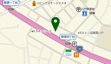 コスモ石油 セルフ青葉の地図画像