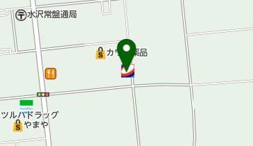 コスモ石油 セルフステーションあてるいの地図画像