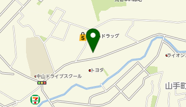 コスモ石油 セルフステーション中山の地図画像