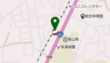 コスモ石油 セルフステーション伝上山の地図画像