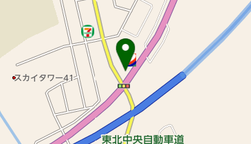 コスモ石油 上山バイパスSSの地図画像