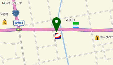 コスモ石油 セルフステーション若松インターSSの地図画像