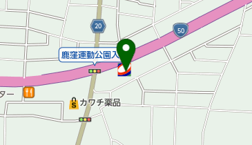 コスモ石油 セルフ&カーケアステーション結城バイパスの地図画像