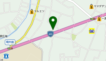 コスモ石油 オカモトセルフ埼大通りの地図画像