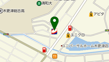 コスモ石油 木更津東の地図画像