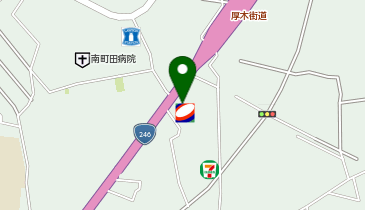 コスモ石油 ルート246横浜インターの地図画像