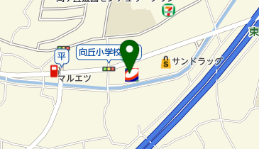 コスモ石油 セルフ&カーケアステーション向ヶ丘の地図画像