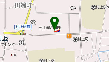 コスモ石油 村上駅前の地図画像