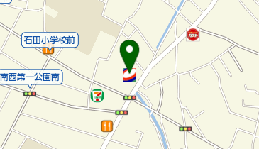 コスモ石油 セルフピュア上石田の地図画像
