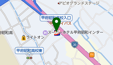 コスモ石油 セルフピュア昭和インターの地図画像