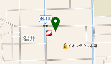 コスモ石油 イオンタウン本巣の地図画像