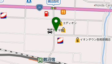 コスモ石油 イオンタウン各務原鵜沼の地図画像