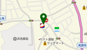 コスモ石油 セルフ湖西の地図画像