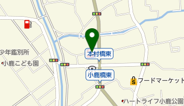 コスモ石油 セルフ小鹿の地図画像