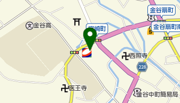 コスモ石油 セルフる金谷の地図画像