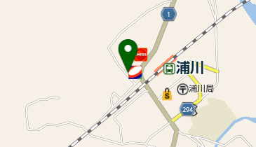 コスモ石油 浦川SSの地図画像