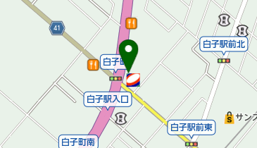 コスモ石油 セルフ&カーケアセンター白子の地図画像