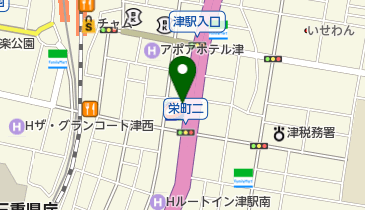 コスモ石油 津栄町SSの地図画像