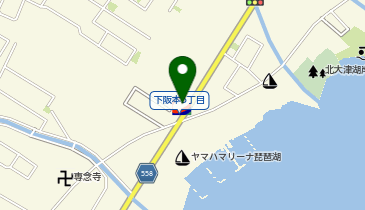 コスモ石油 セルフ琵琶湖の地図画像