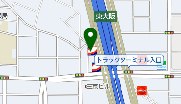 コスモ石油 中環長田の地図画像
