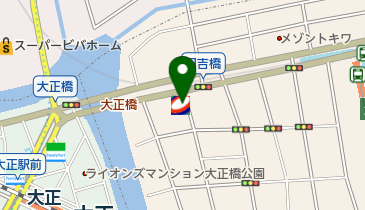 コスモ石油 大正橋の地図画像