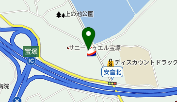 コスモ石油 セルフステーション宝塚中央の地図画像