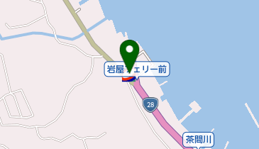 コスモ石油 岩屋の地図画像