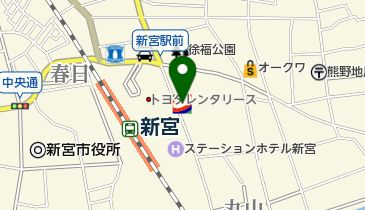 コスモ石油 新宮駅前の地図画像