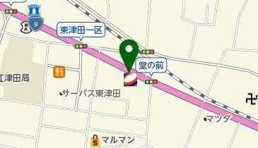 コスモ石油 東津田SSの地図画像