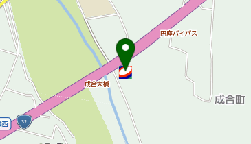 コスモ石油 セルフ成合町SSの地図画像