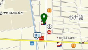 コスモ石油 セルフステーション高知インターの地図画像