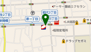 コスモ石油 ニューロード原SSの地図画像