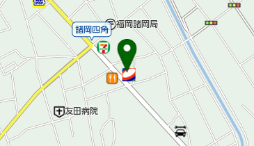 コスモ石油 セルフピュア諸岡の地図画像